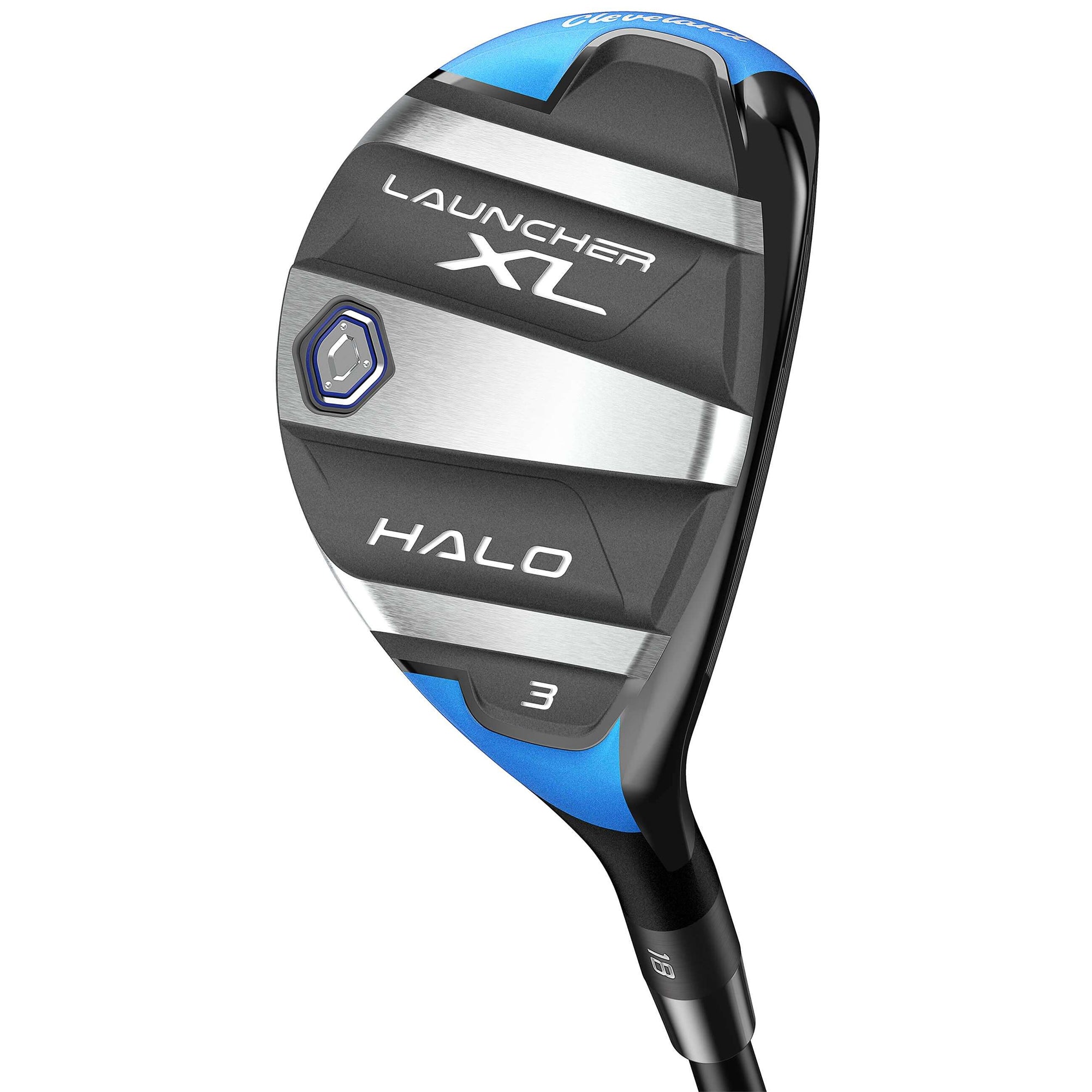 Cleveland Launcher XL Halo Left Handed Hybrid Golf Club - Perfect for Left-Handed Golfers Seeking Distance and Forgiveness on the Course