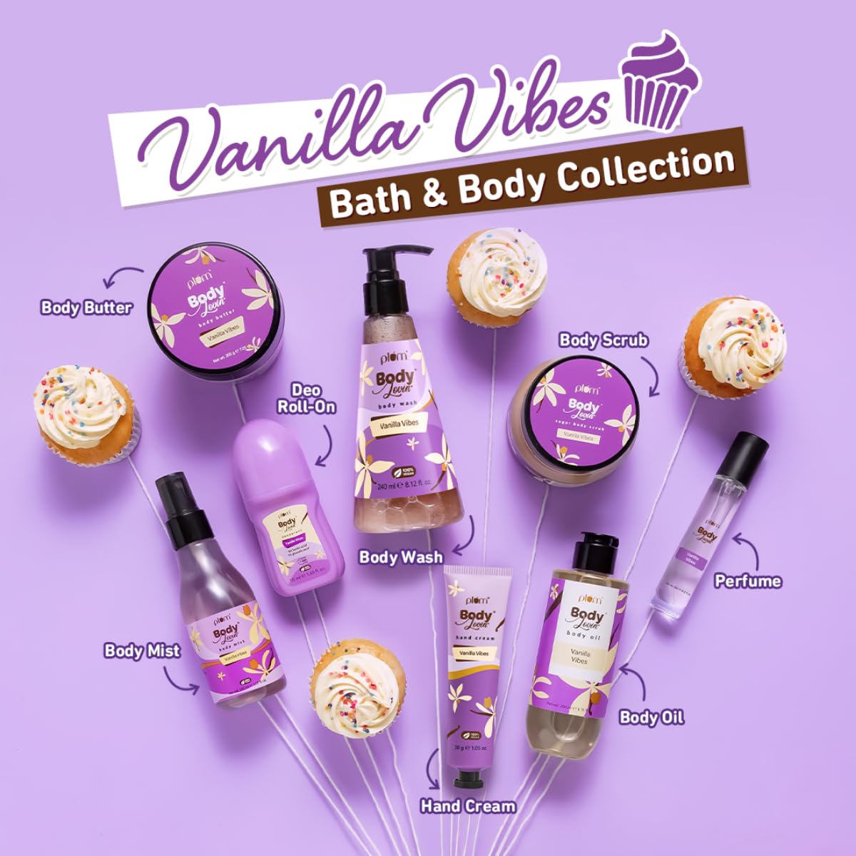 Plum BodyLovin' Vanilla Vibes Hand Cream - Ultra Moisturizing Shea Butter Formula | Non-Greasy, Lightweight & Travel-Sized (30g) | Warm Vanilla Scented Hand Lotion for Dry Skin Care | Perfect for Office, Travel & Daily Hydration