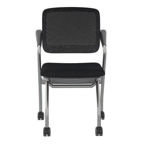 Safco Valoré Mesh Mid Back Office Chair - Ergonomic Support for Home & Work (Set of 2) - Perfect for Conference Rooms, Home Offices, and Workstations