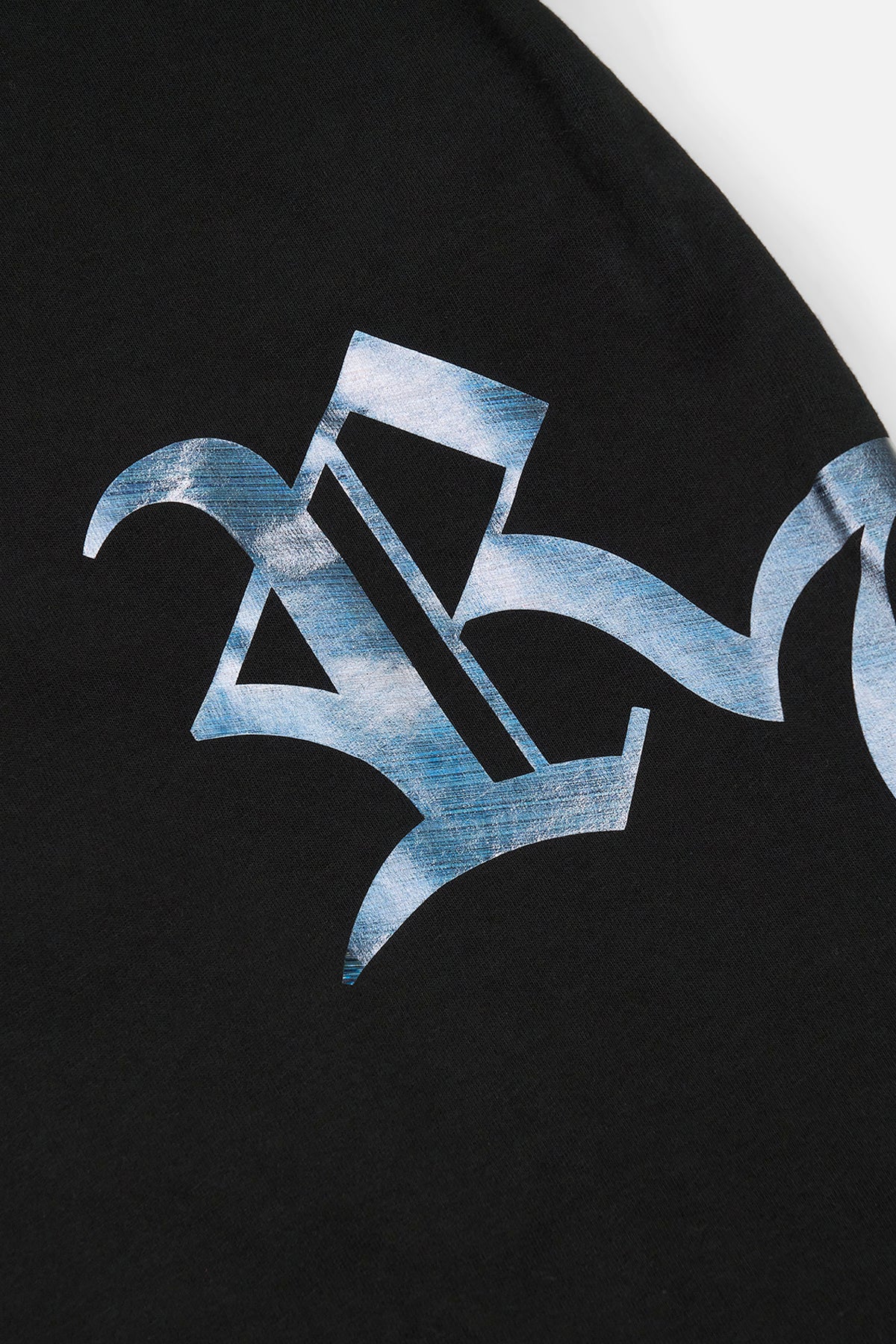 COLT TEE | Black Metallic Wrap Around T-Shirt for Women | Perfect for Casual Wear, Night Out & Street Style Fashion