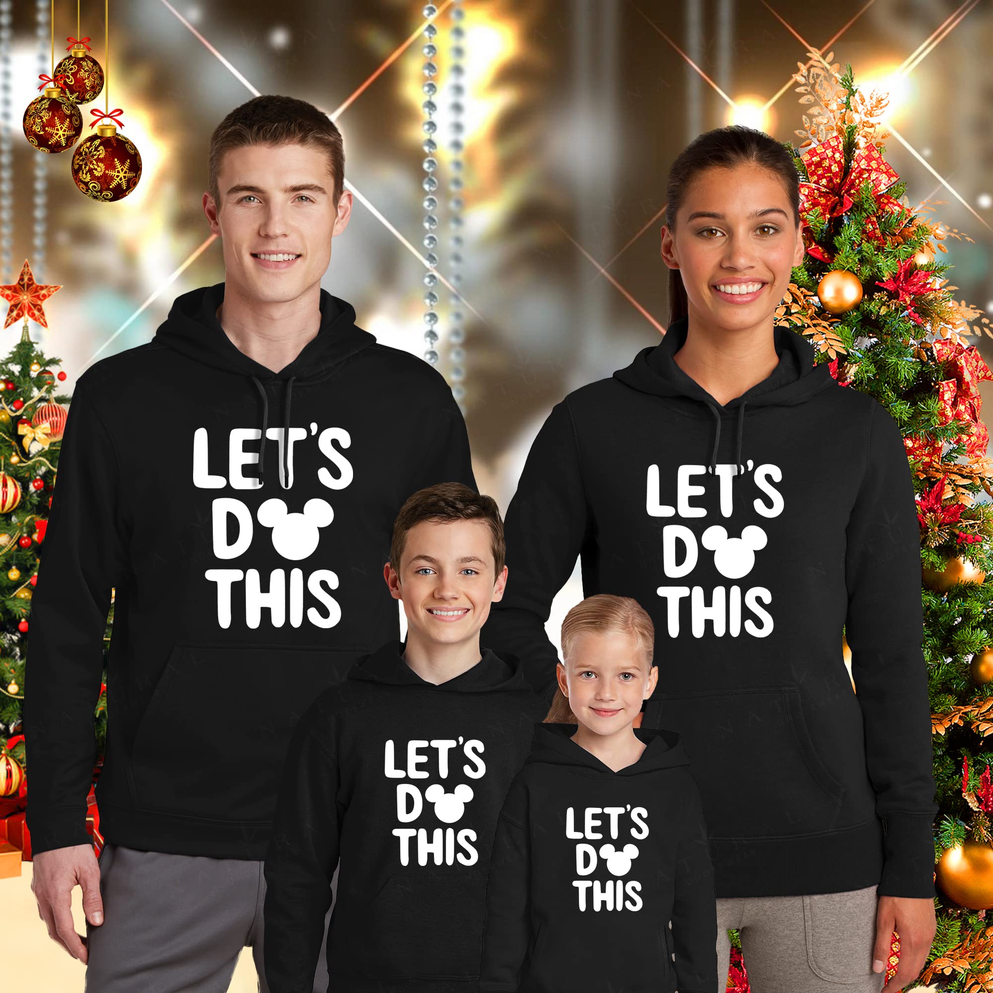 Family Trip Hoodies - Mickey & Minnie Mouse Couple Sweatshirts for Disney Fans - Perfect for Theme Parks, Vacations & Matching Outfits