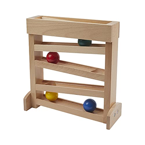 Montessori Ball Tracker Toy for Babies & Toddlers - Wooden Educational Toy for Early Learning & Fine Motor Skills Development - Perfect for Playtime, Sensory Exploration & Montessori Classroom Activities