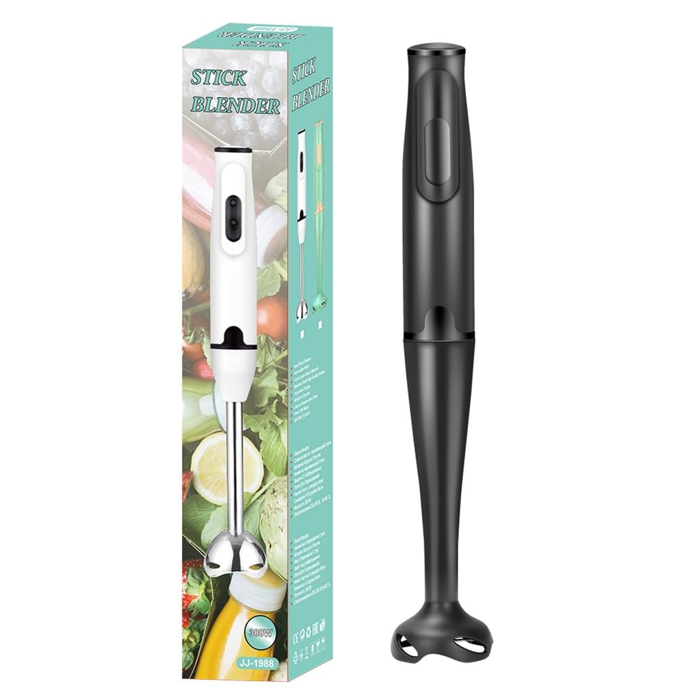 3-in-1 Electric Potato Masher & Hand Blender Set - Powerful Immersion Mixer with Puree & Whisk Attachments for Baby Food, Soup, Vegetables - Perfect Kitchen Tool for Smooth Purees, Mashed Potatoes & Healthy Meals (Ideal for Baby Food Prep, Cooking & Baking)