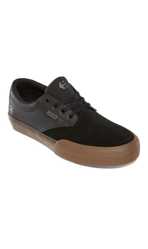 Etnies Jameson Vulc BMX Skate Shoes for Men - Black/Gum Color - Durable & Comfortable Sneakers for BMX Riding, Skateboarding & Casual Wear