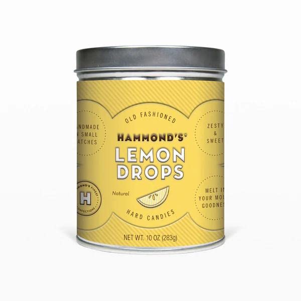 Hammond’s Handmade Hard Candy Gift Box - 10oz Variety Pack (6 Tins) - Small Batch Gourmet Candies Made in USA - Perfect for Holidays, Party Favors & Corporate Gifts