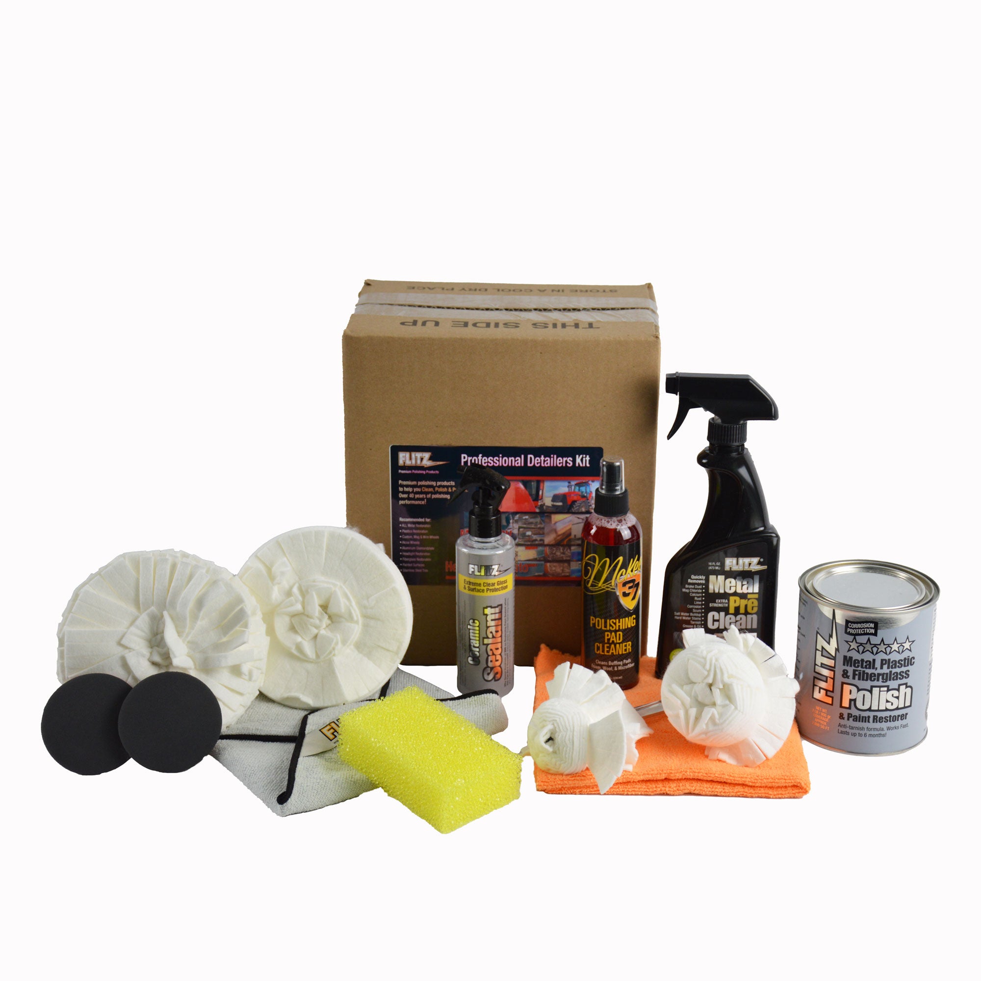 Flitz Detailer's Choice Kit - Premium Car Detailing & Polishing Kit for Auto Enthusiasts - Perfect for Car Show Prep, Daily Maintenance & Restoring Vehicle Shine