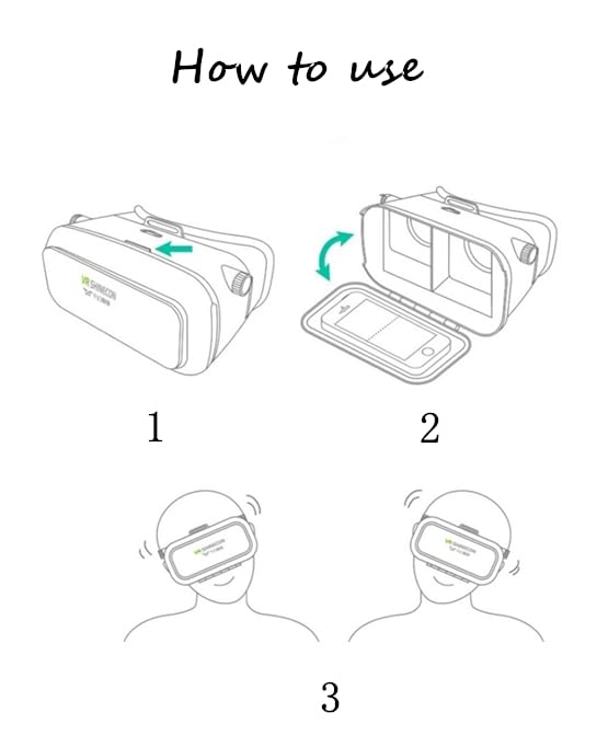 Best VR Headset for iPhone & Android Phones 4.7-6.5 Inch - Universal Virtual Reality Goggles with Controller for Kids & Adults - Portable 3D Glasses for Movies, TV Shows & Video Gaming - Perfect for Home Entertainment & Immersive Experiences