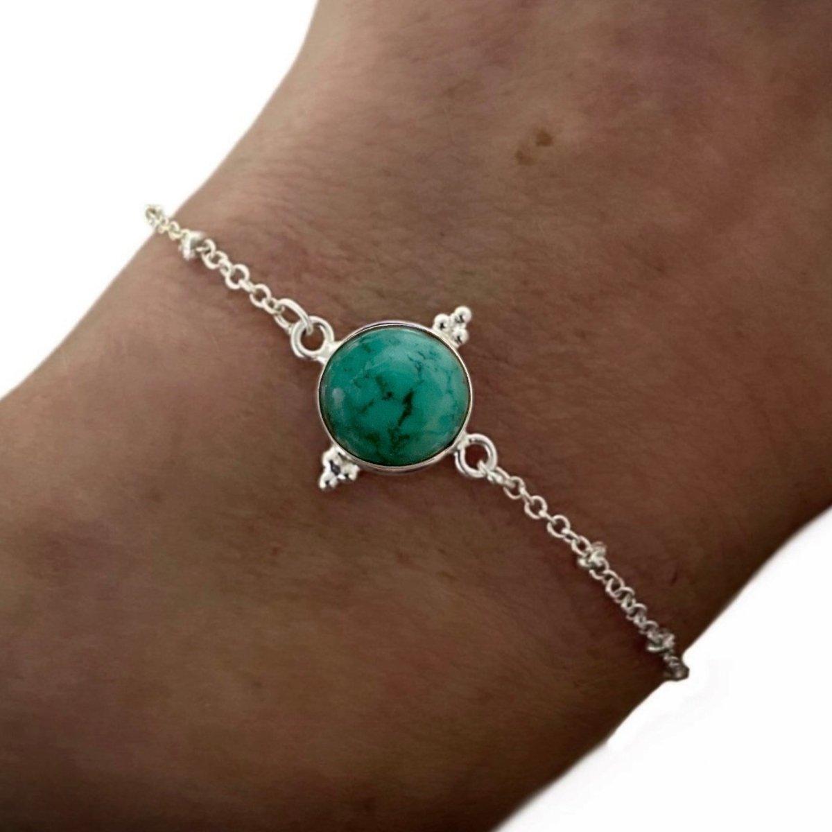 Laihas Free Spirit Turquoise Bracelet - Handmade Boho Beaded Jewelry for Women | Perfect for Festivals, Beach Vacations & Everyday Wear