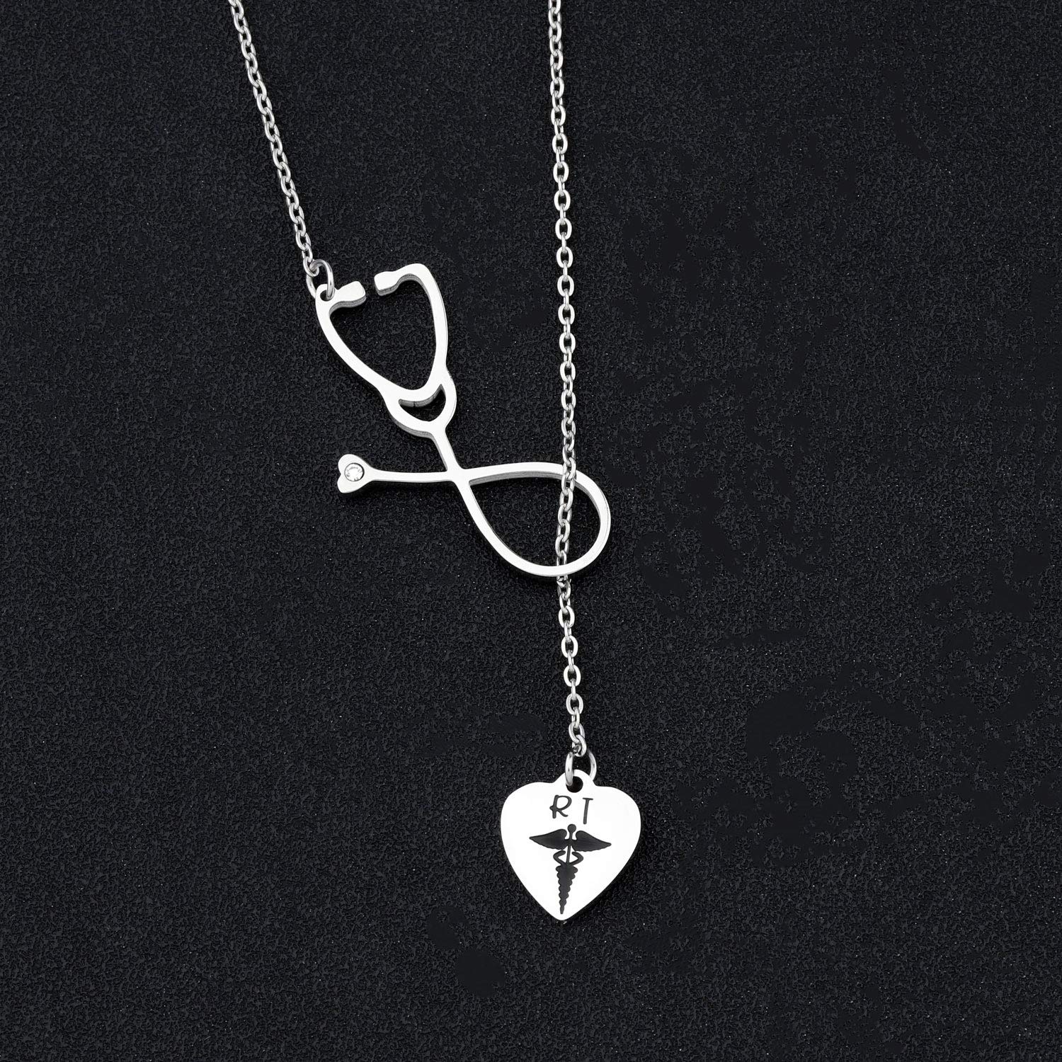 TGBJE RT Gift - Respiratory Therapist Necklace, Nursing Jewelry for Nurses Week - Perfect for Nurses, RTs & Healthcare Professionals (Ideal for Appreciation Gifts & Daily Wear)