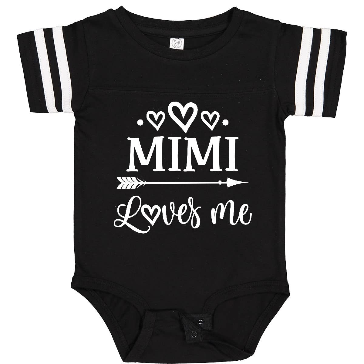 Inktastic Mimi Loves Me Baby Bodysuit - Soft Cotton Onesie for Newborns & Infants - Cute Baby Outfit for Photos, Gifts & Everyday Wear