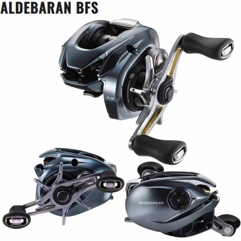 Shimano Aldebaran BFS Baitcasting Reel - Ultra Lightweight Fishing Reel for Bass & Trout - Perfect for Freshwater & Saltwater Fishing