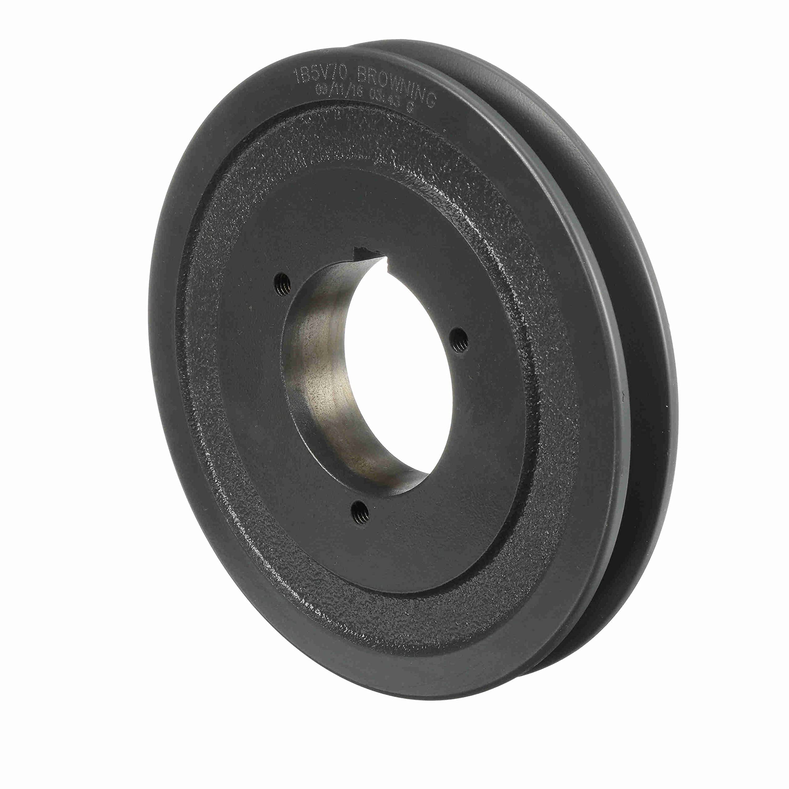 1B5V70 Split Taper Sheave - Cast Iron V-Belt Pulley 1 Groove for A/B/5V Belts with B Bushing | Industrial Machinery, HVAC Systems & Power Transmission Equipment