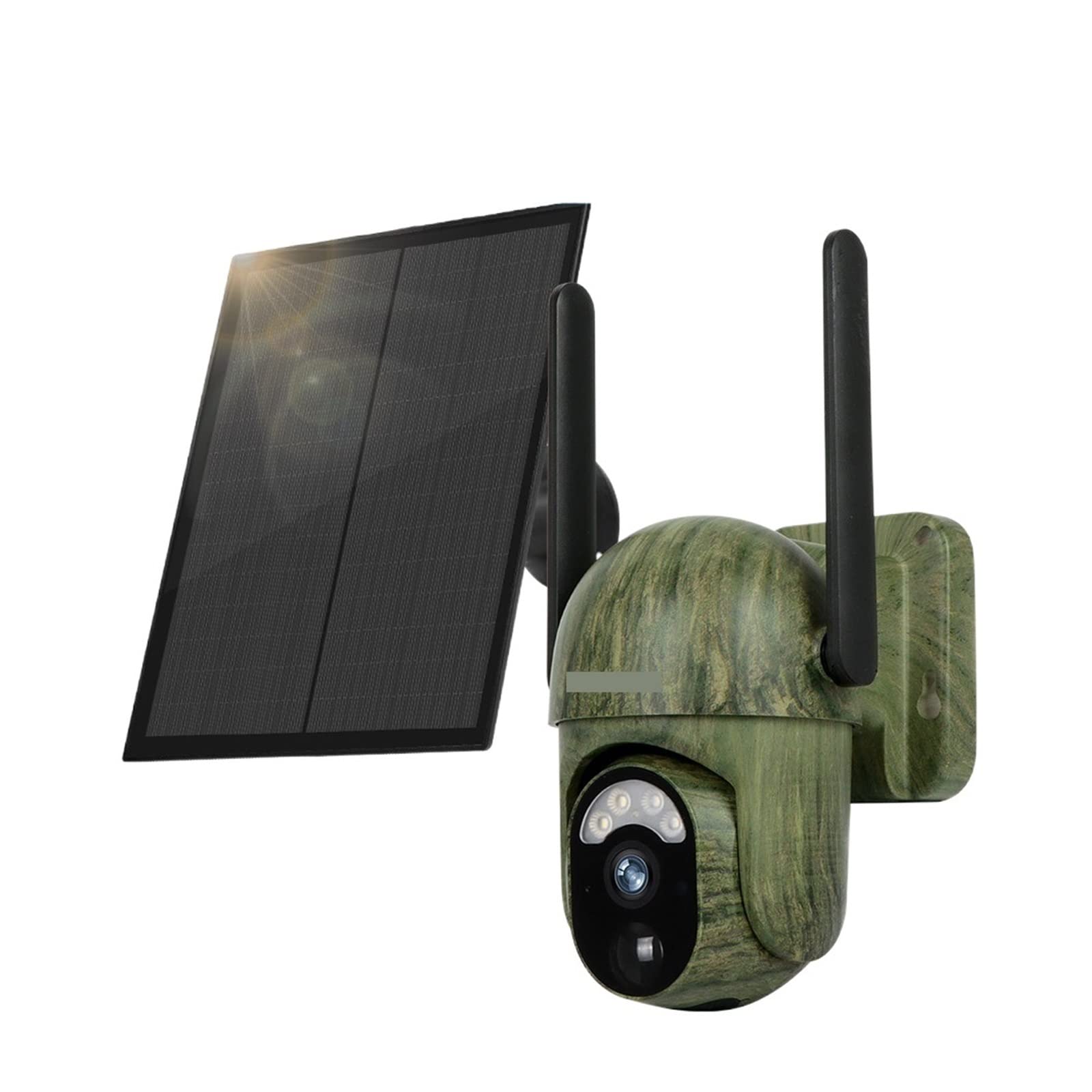 MZZYG 4G Solar Security Camera Outdoor - 2K 4MP Wireless WiFi Camera with Human/Animal Detection, IP66 Waterproof, Battery Powered (Includes 32GB Storage) - Ideal for Home Security, Farm Monitoring, and Outdoor Surveillance