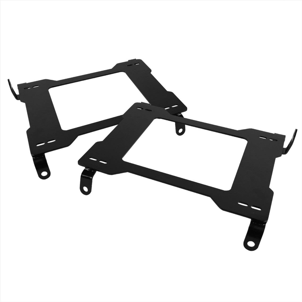 2005-2014 Ford Mustang Seat Brackets - Heavy Duty Steel Racing Seat Mounts (2-Piece Set) for Enhanced Driving Performance & Track Use