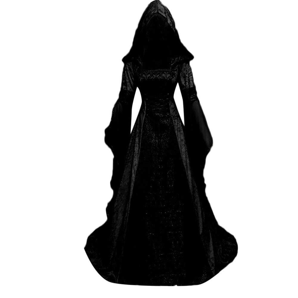 Medieval Renaissance Dress for Women - Vintage Gothic Gown for Halloween & Cosplay
