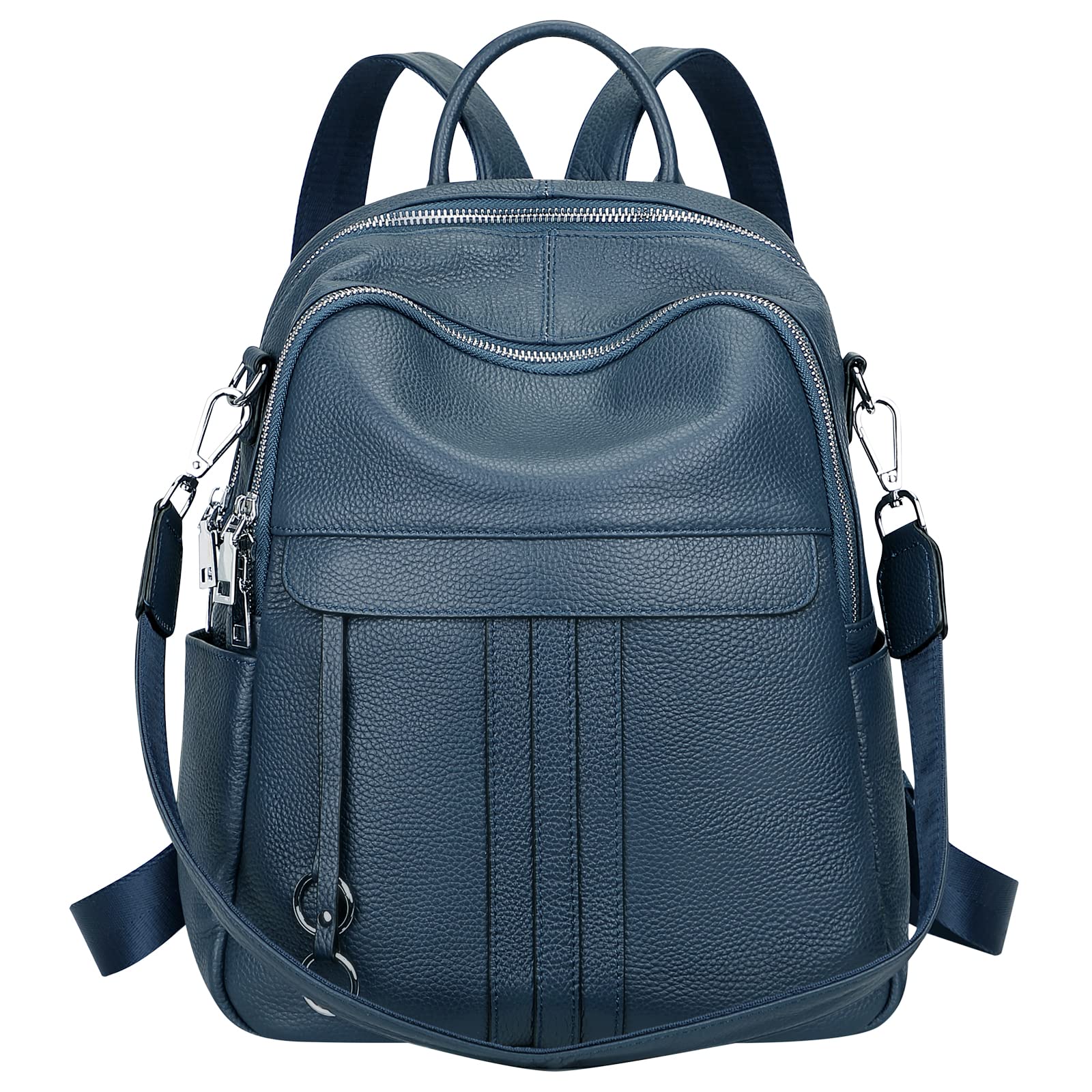 ALTOSY Genuine Leather Backpack Purse for Women - Convertible Shoulder Bag & Stylish Laptop Bag - Perfect for Work, Travel & College