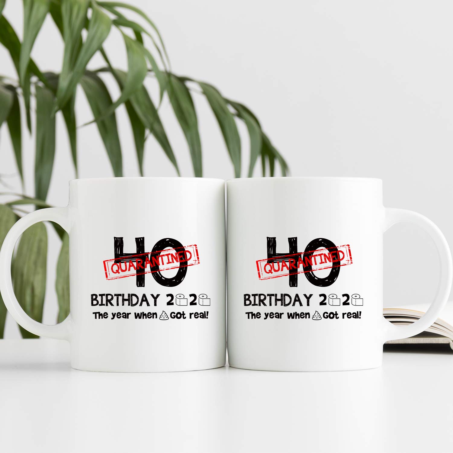 40th Birthday Coffee Mug - Funny 11 oz Quarantined Birthday Gift for Women - Perfect for Mom, Sister, Best Friend, Wife & Daughter | Great for Office Use, Home Coffee Breaks & Birthday Celebrations