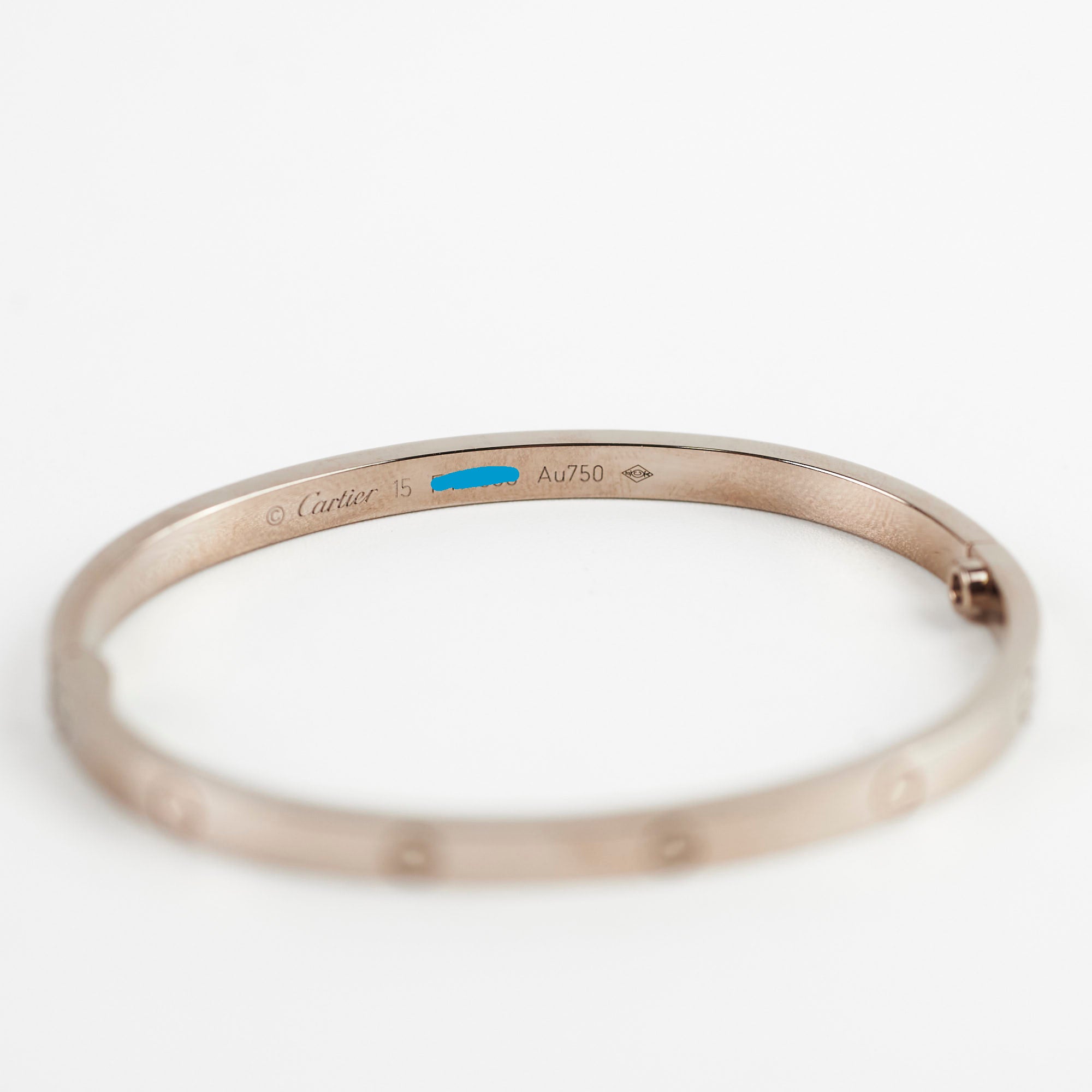 Cartier Love Bracelet in 18K White Gold - Size 15 | Luxury Jewelry for Women | Perfect for Anniversaries, Weddings & Special Occasions