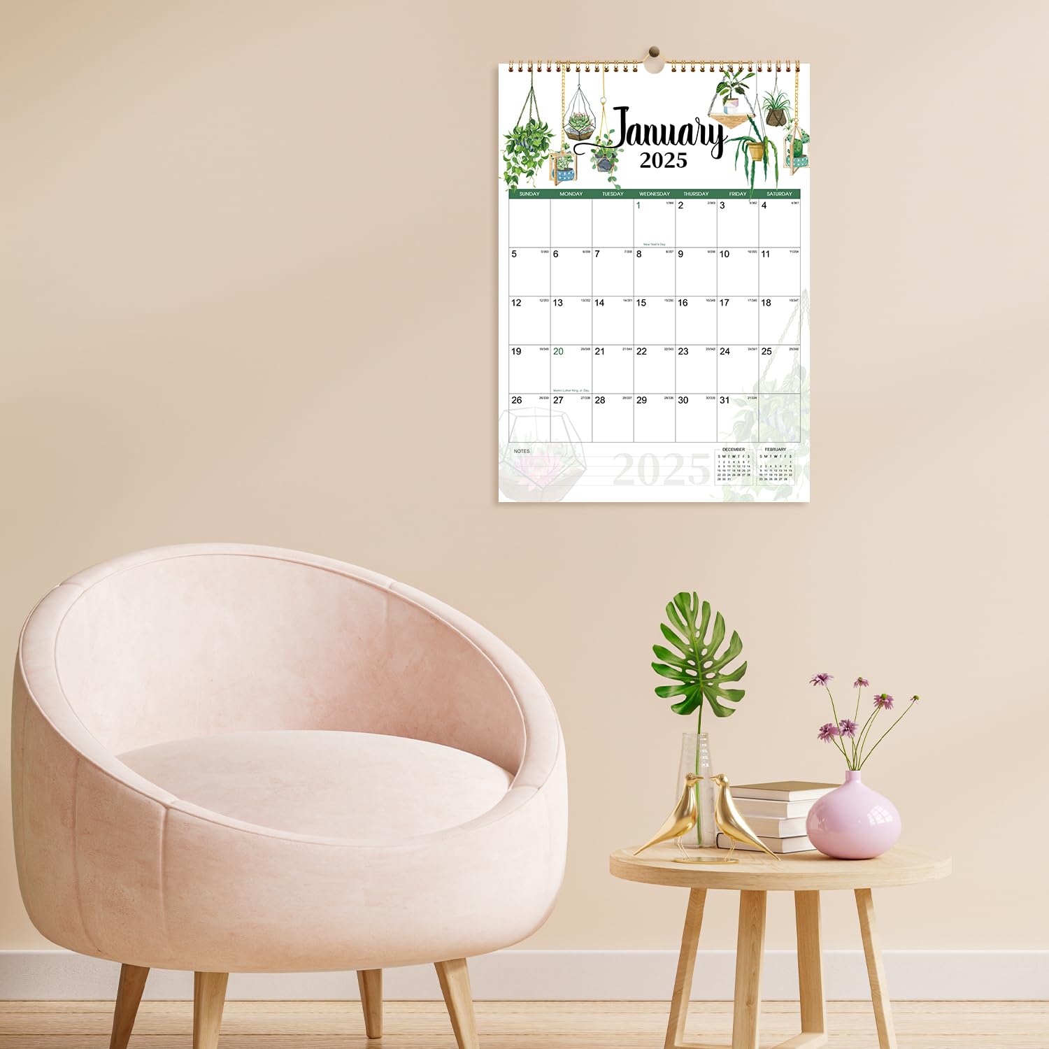 2025 Wall Calendar - 12