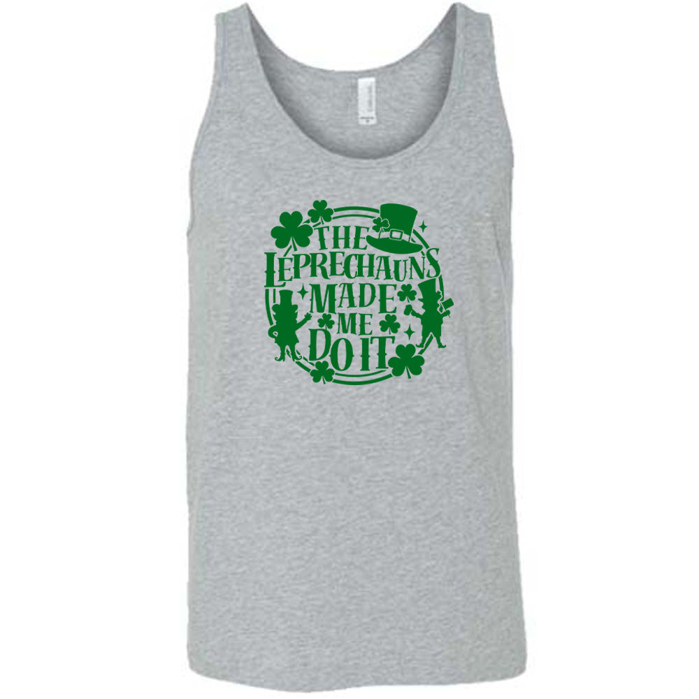Leprechauns Made Me Do It Funny St. Patrick's Day T-Shirt - Unisex Graphic Tee for Men & Women - Perfect for Irish Pub Crawls, Parades and Holiday Parties