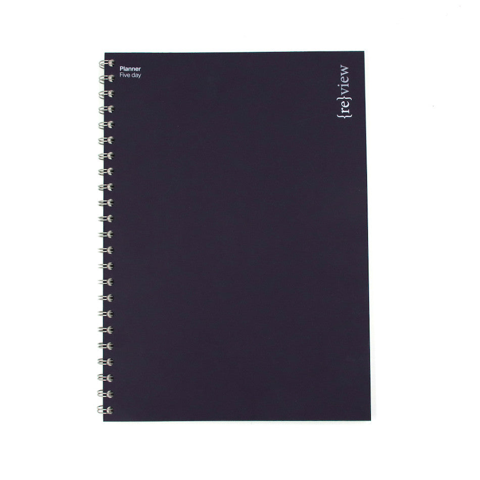 Coffeenotes A4 5-Day Planner - Elegant Aubergine Tweed Cover | Perfect for Office, School & Daily Productivity Planning