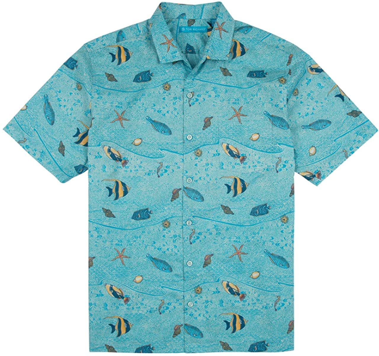 Tori Richard Men's Short Sleeve Hawaiian Shirt | Tropical Aloha Print Button-Up | Beach Vacation, Luau Party & Summer Casual Wear