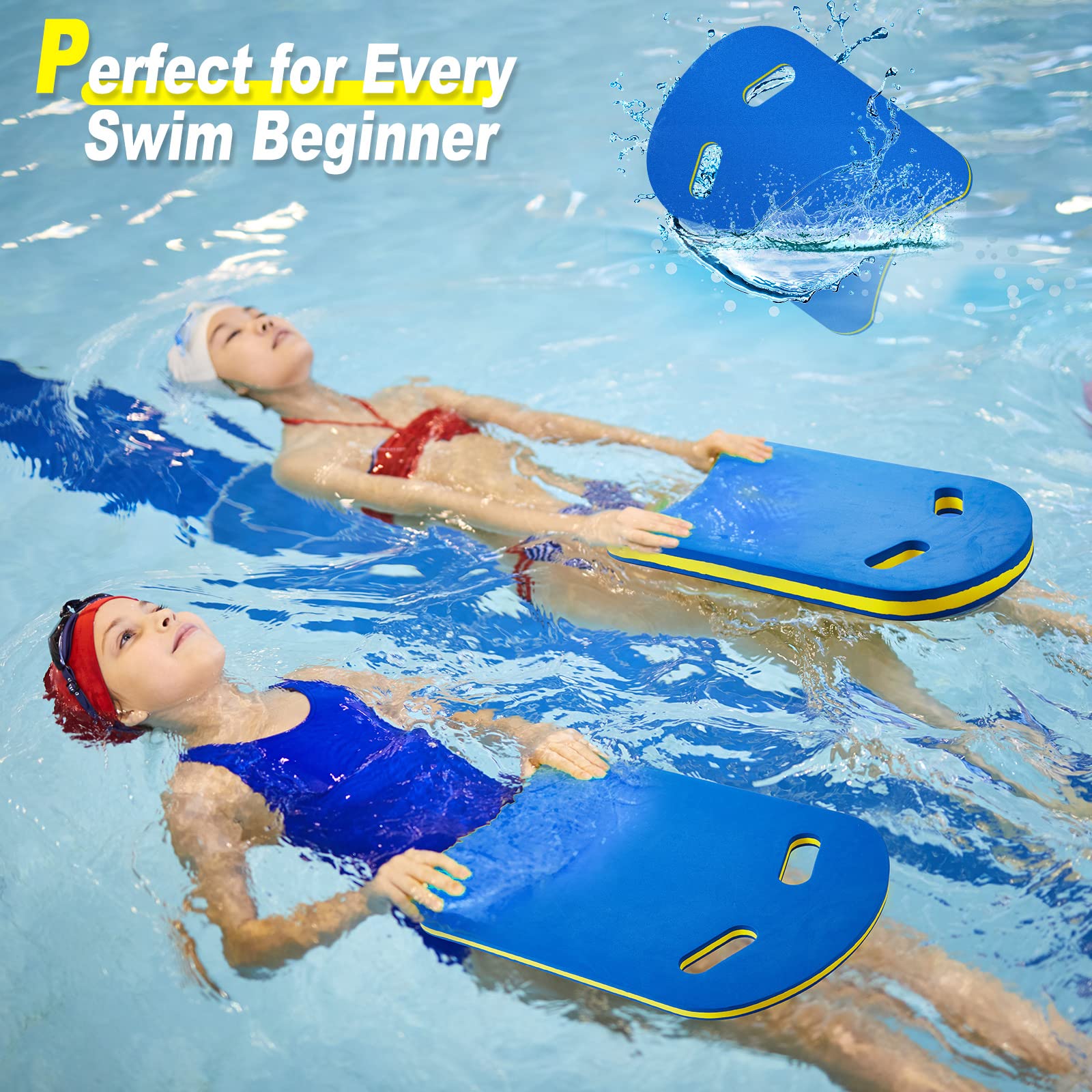 Hungdao 3pcs U-Shaped Swimming Kickboard for Kids & Adults - Durable Pool Training Float, Beginner Swim Aid, Water Exercise Equipment for Learning, Fitness & Swim Classes