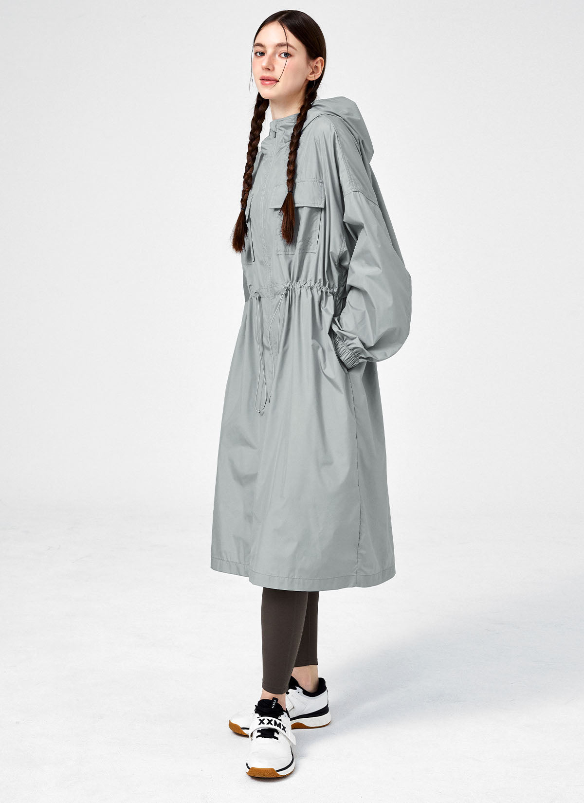 Breathable Essential Maxi Hooded Long Jacket for Women - Perfect for Outdoor Hiking, Travel & Casual Wear