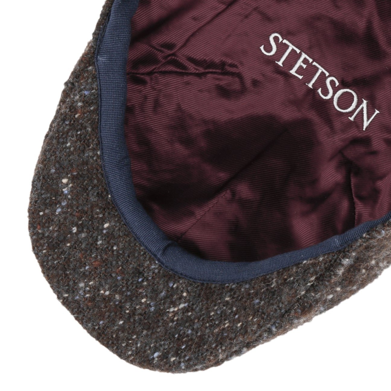 Stetson Lancott Ivy Wool Flat Cap for Men - Classic Winter Hat for Outdoor Activities, Travel & Casual Wear