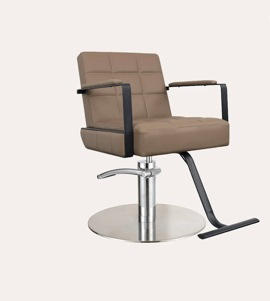 Professional Salon Chair for Hair Styling & Barbering - Heavy Duty Hydraulic Swivel Stylist Chair with Adjustable Height & Footrest - Perfect for Hair Salons, Barbershops & Home Use