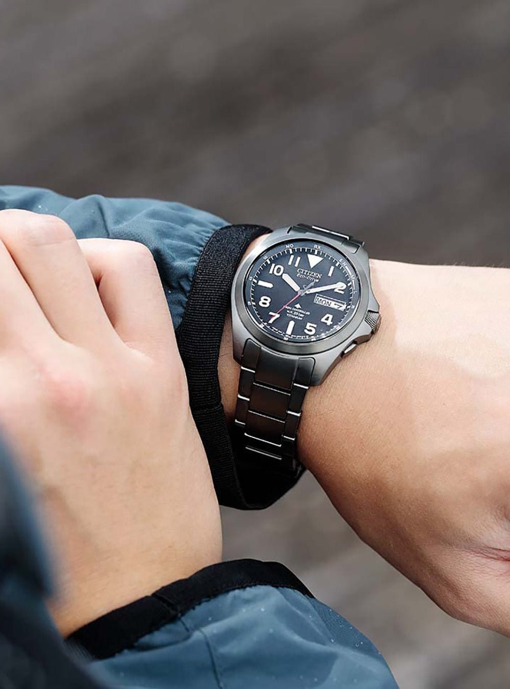 CITIZEN PROMASTER LAND AT6085-50E Men's Eco-Drive Watch with Japanese Movement - Perfect for Outdoor Adventures, Hiking & Everyday Wear