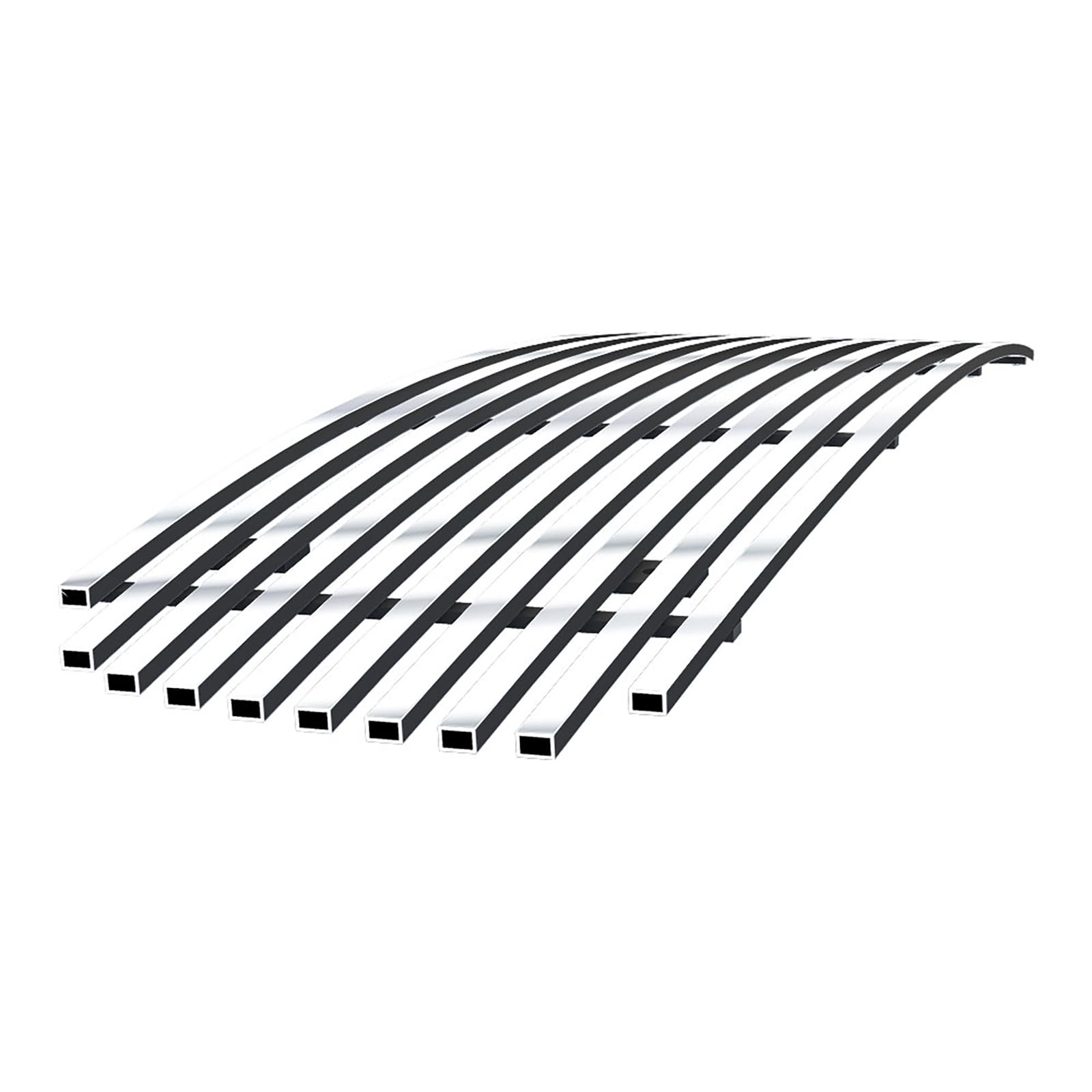 APS Compatible Chrome Billet Front Grille Insert for Ford Crown Victoria 1998-2012 - Honeycomb Style Upper Grill Cover with Logo (F65939A) | Perfect for Car Customization & Restoration Projects