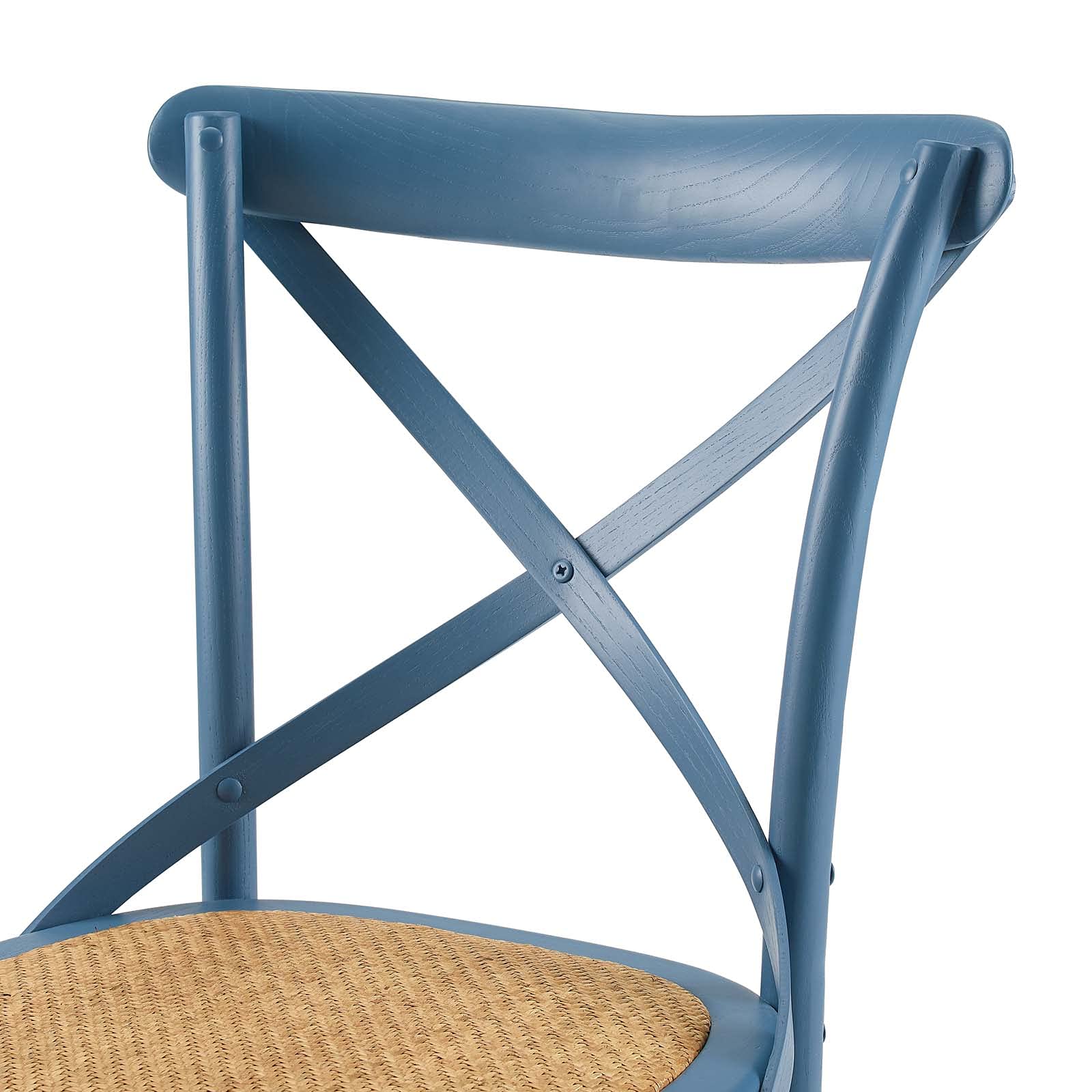 Modern Blue Wooden Side Dining Chair - Contemporary Kitchen, Cafe, Bistro & Restaurant Seating for Home & Hospitality Use
