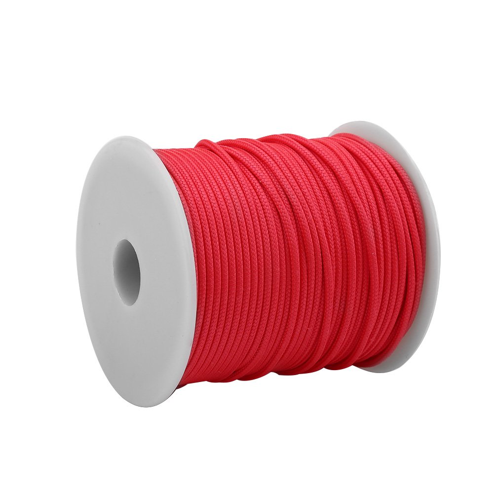 Dilwe High-Strength Fishing Line for Speargun Reel | Durable Tie-Downs Gear for Fishing & Camping (Red) | Perfect for Saltwater Fishing, Boat Trips & Outdoor Adventures