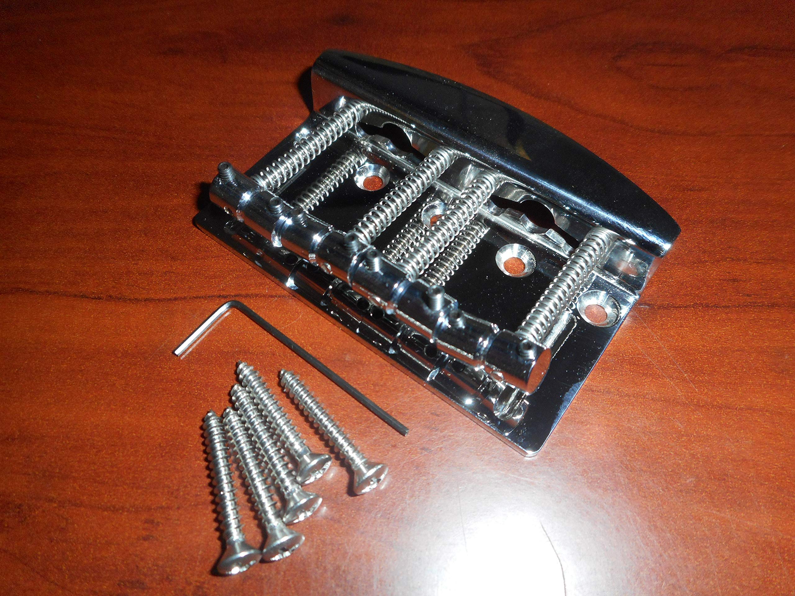 Hipshot 4-String Vintage Bass Bridge - Stainless Steel with .787