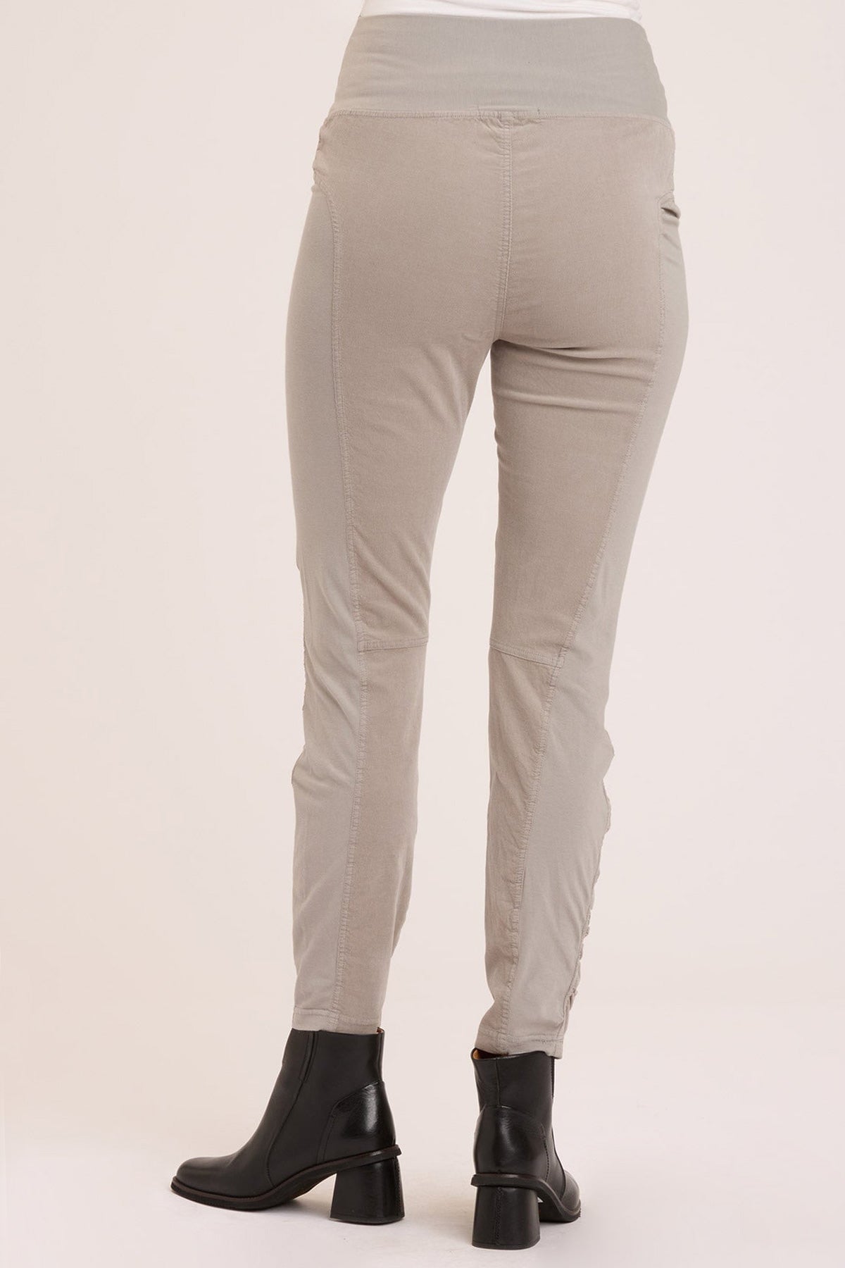 Women's High Waisted Cord Penny Leggings - Stretchy & Comfortable for Yoga, Workout & Everyday Wear