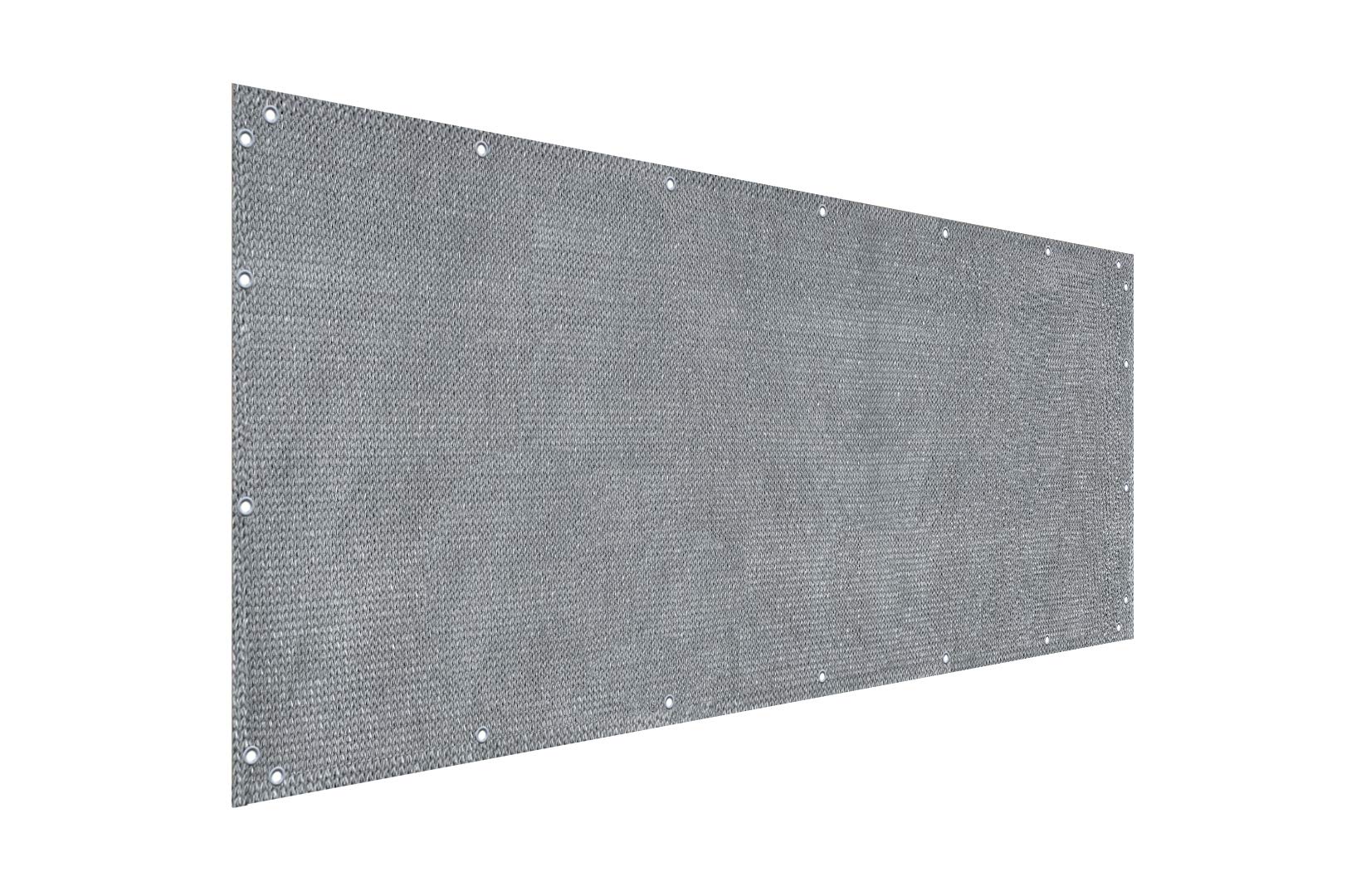 Alion Home 3x20FT Grey Privacy Screen for Backyard Fence, Pool, Deck, Patio & Balcony - Includes Zip Ties | Outdoor Privacy Panel for Shade, Wind Protection & Decorative Screening