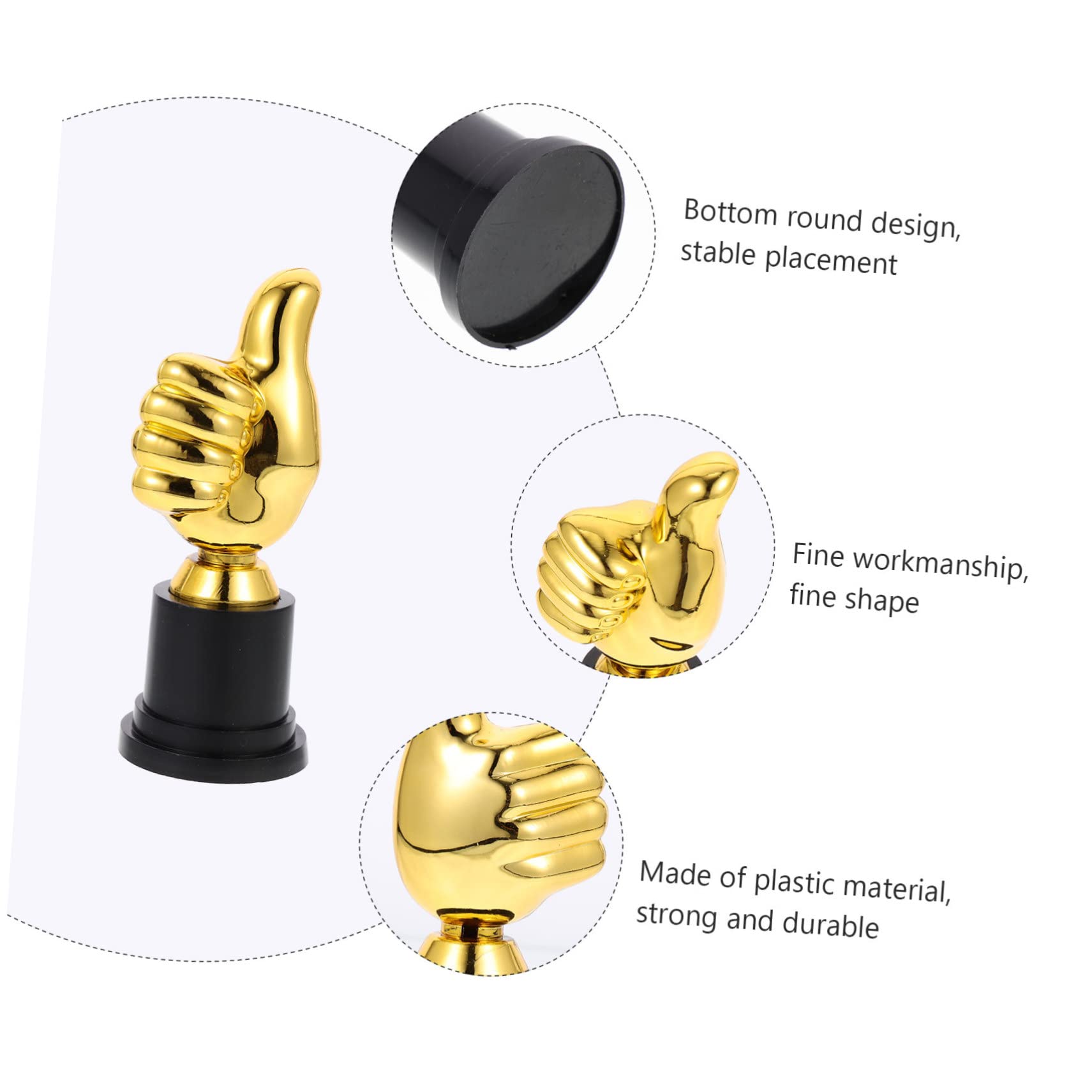 WHAMVOX 20-Piece Goalkeeper Trophy Set - Plastic Award Cups for Soccer Prizes, Sports Awards & Game Tournaments - Perfect for Youth Soccer, Team Recognition & Championship Ceremonies