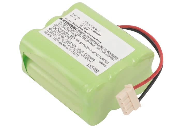 Synergy Digital Vacuum Cleaner Battery - Ni-MH 7.2V 1500mAh High Capacity Replacement for Mint Automatic Floor Cleaner 4000 & Dirt Devil GPHC152M07 - Perfect for Home Cleaning, Pet Hair Removal, and Hardwood Floor Maintenance