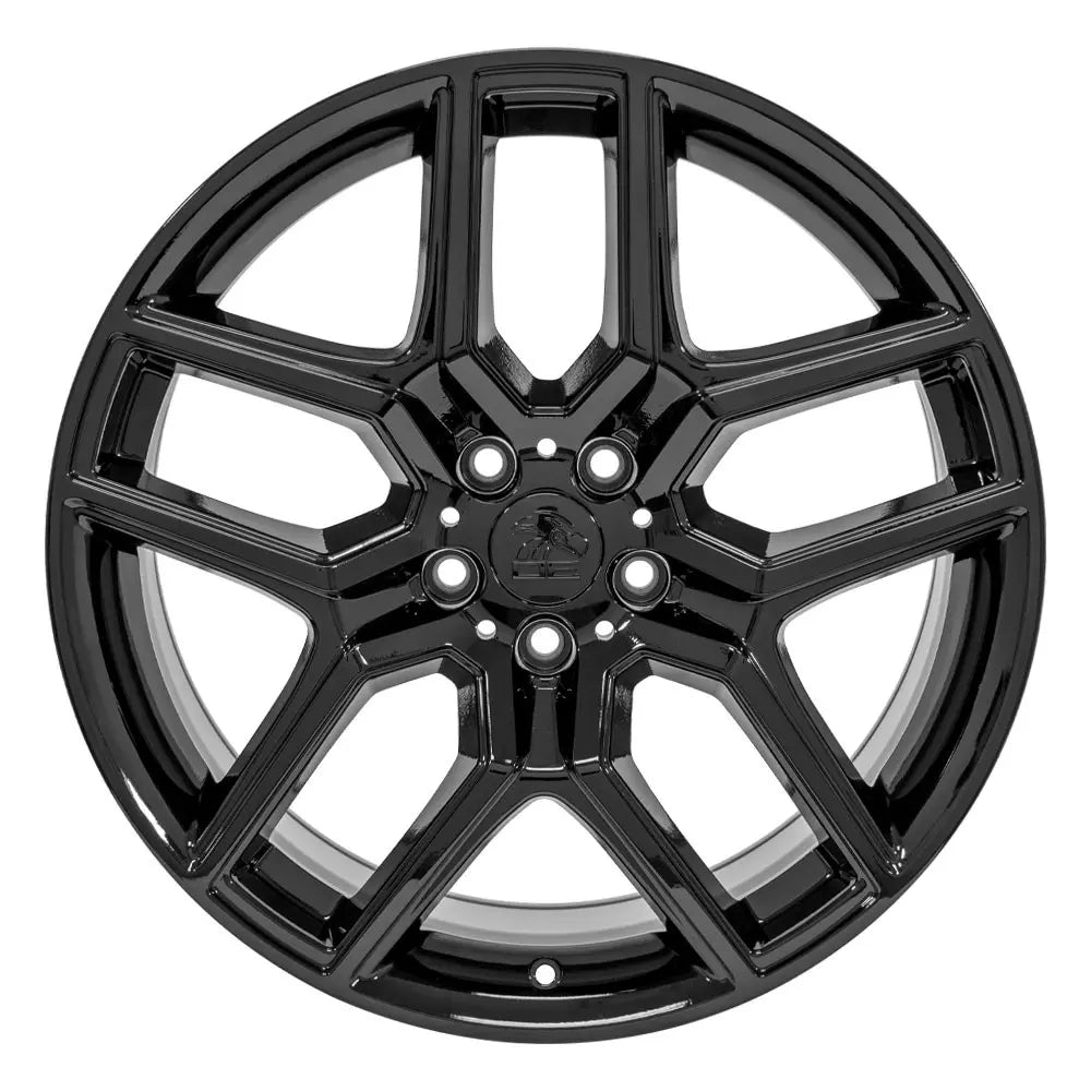 20 Inch Black Replacement Wheel for Ford Explorer - FR73 Replica Rim 20x9 - Perfect for Off-Roading & Urban Driving