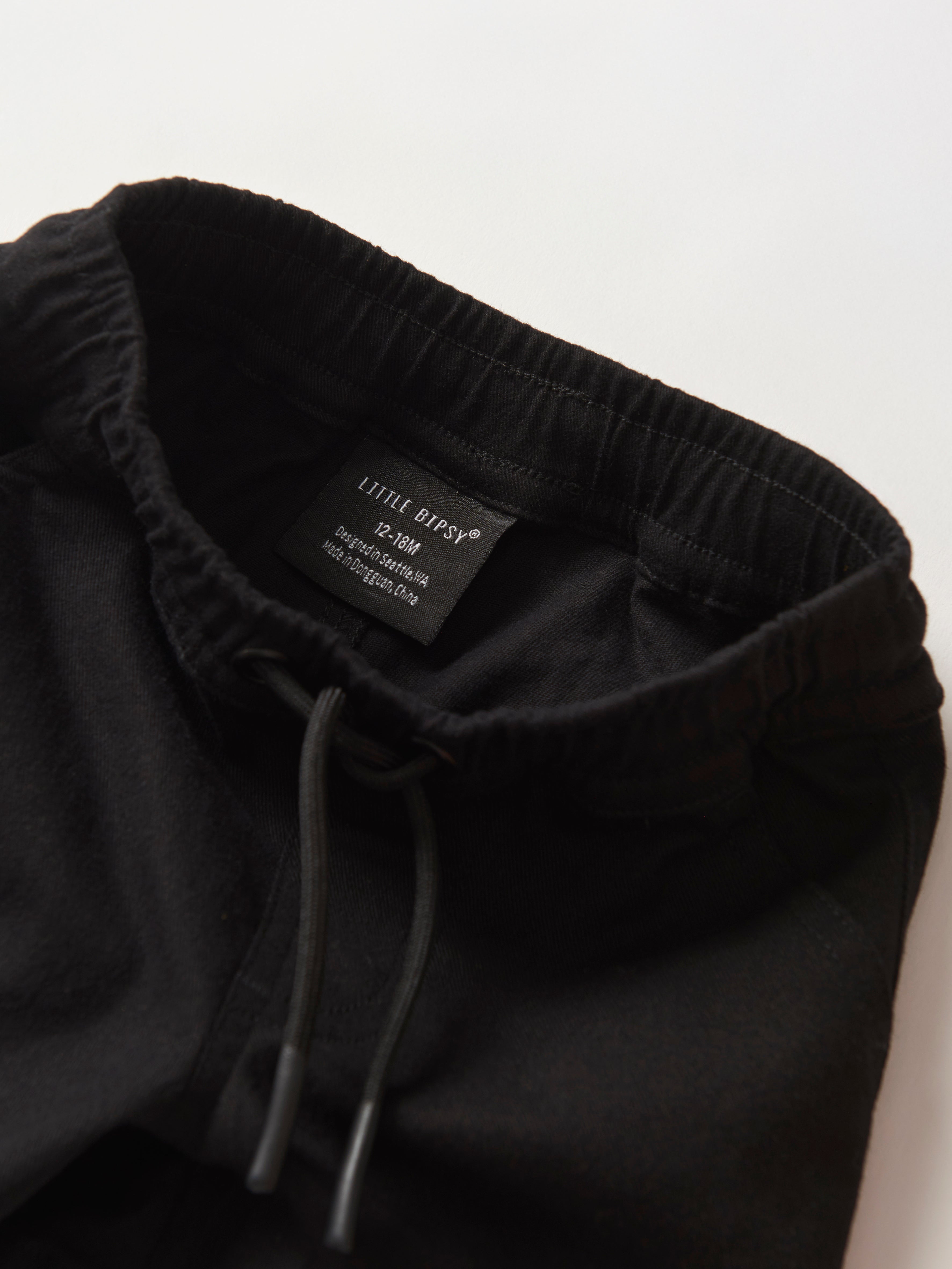 Premium Cotton Twill Shorts for Men - Comfortable Black Casual Shorts | Perfect for Summer, Gym, and Outdoor Activities