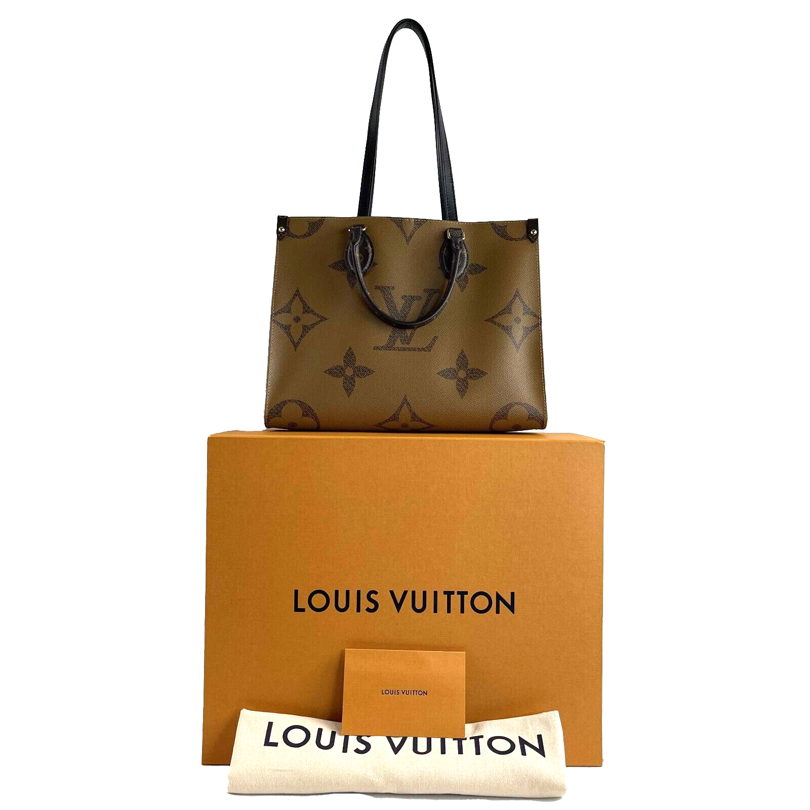 Louis Vuitton OnTheGo MM Tote Bag - Luxury Designer Handbag for Women, Spacious Travel & Work Tote - Perfect for Office, Business Trips & Daily Commute