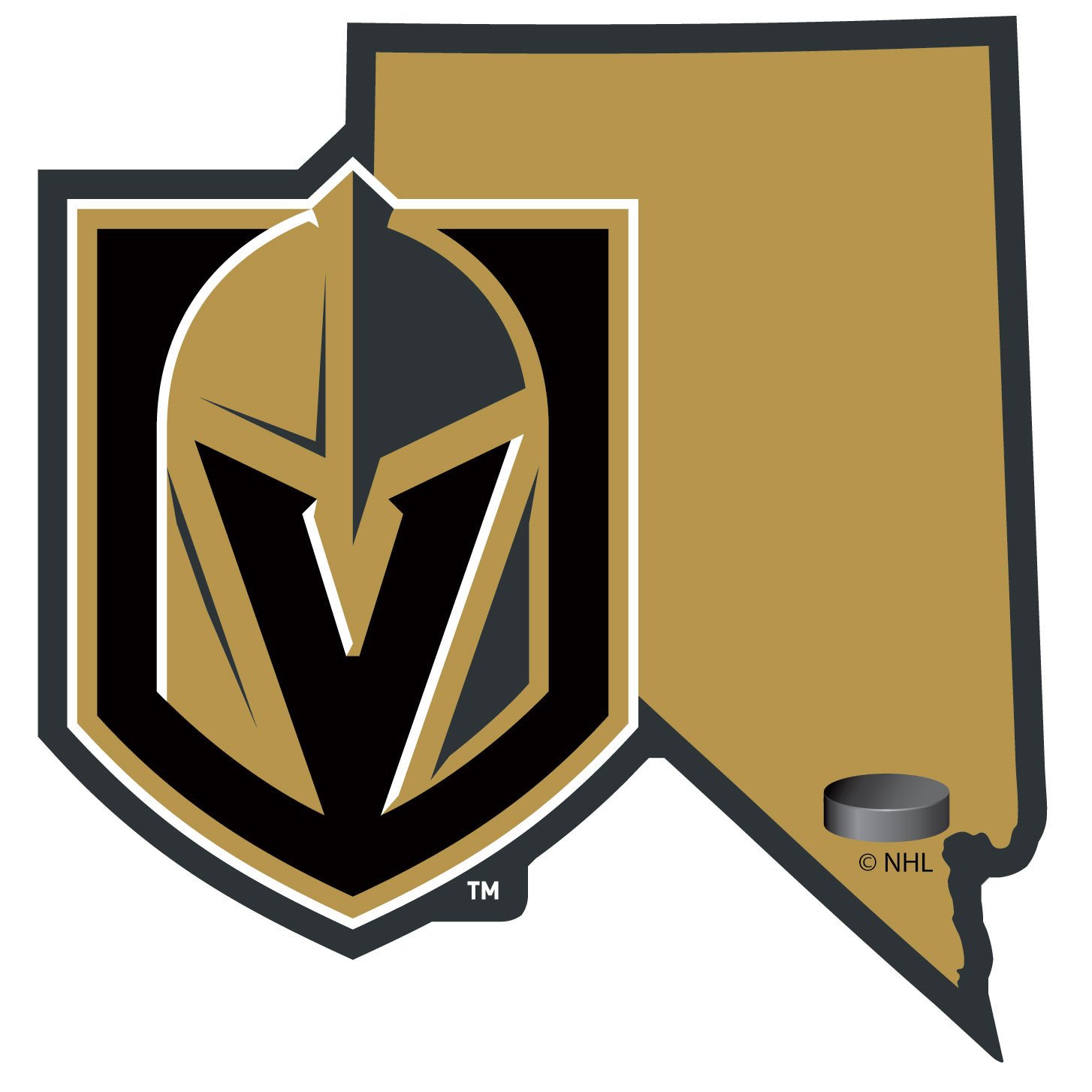 Siskiyou NHL Unisex Home State Decal - Premium Vinyl Sticker for Laptops, Cars, Water Bottles & Home Decor - Show Your Team Pride Anywhere!