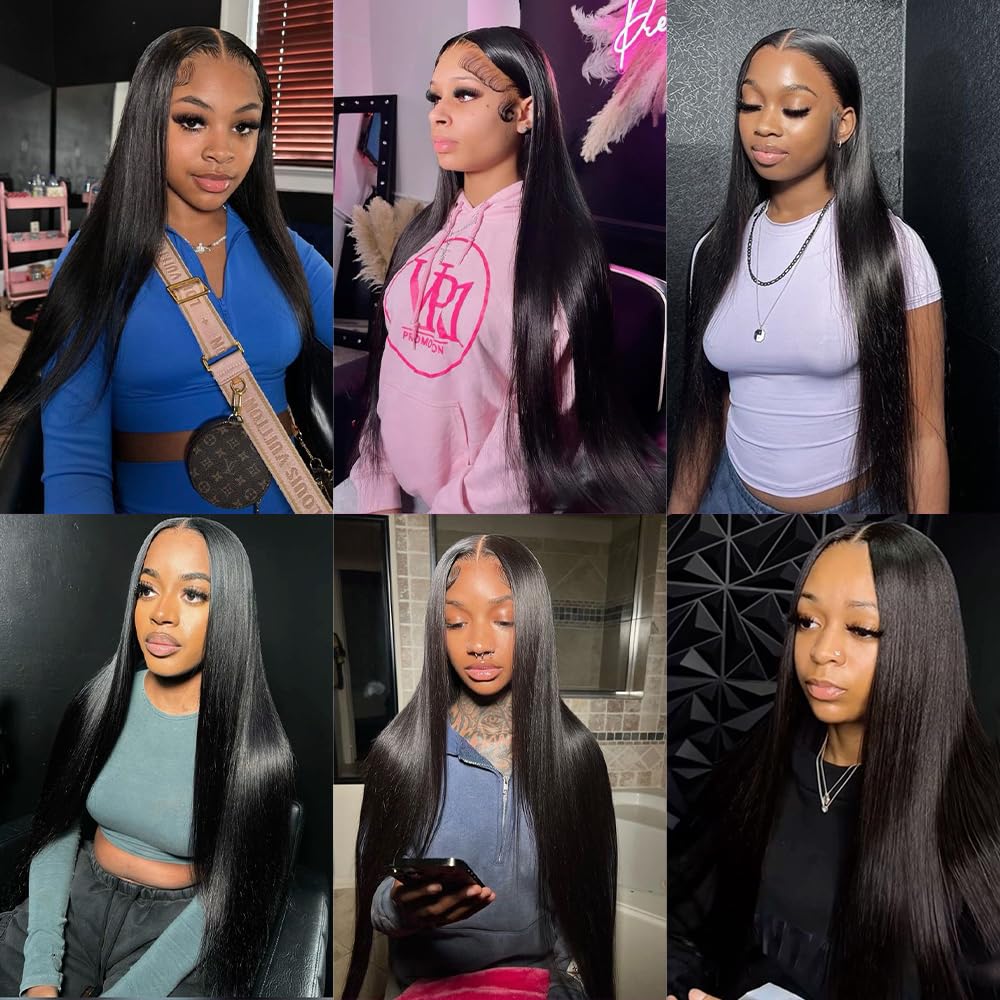8Pcs Clip in Human Hair Extensions 16inch Natural Black - 120g Remy Hair with 18 Clips & Lace Weft for Women | Perfect for Daily Styling, Parties & Special Occasions
