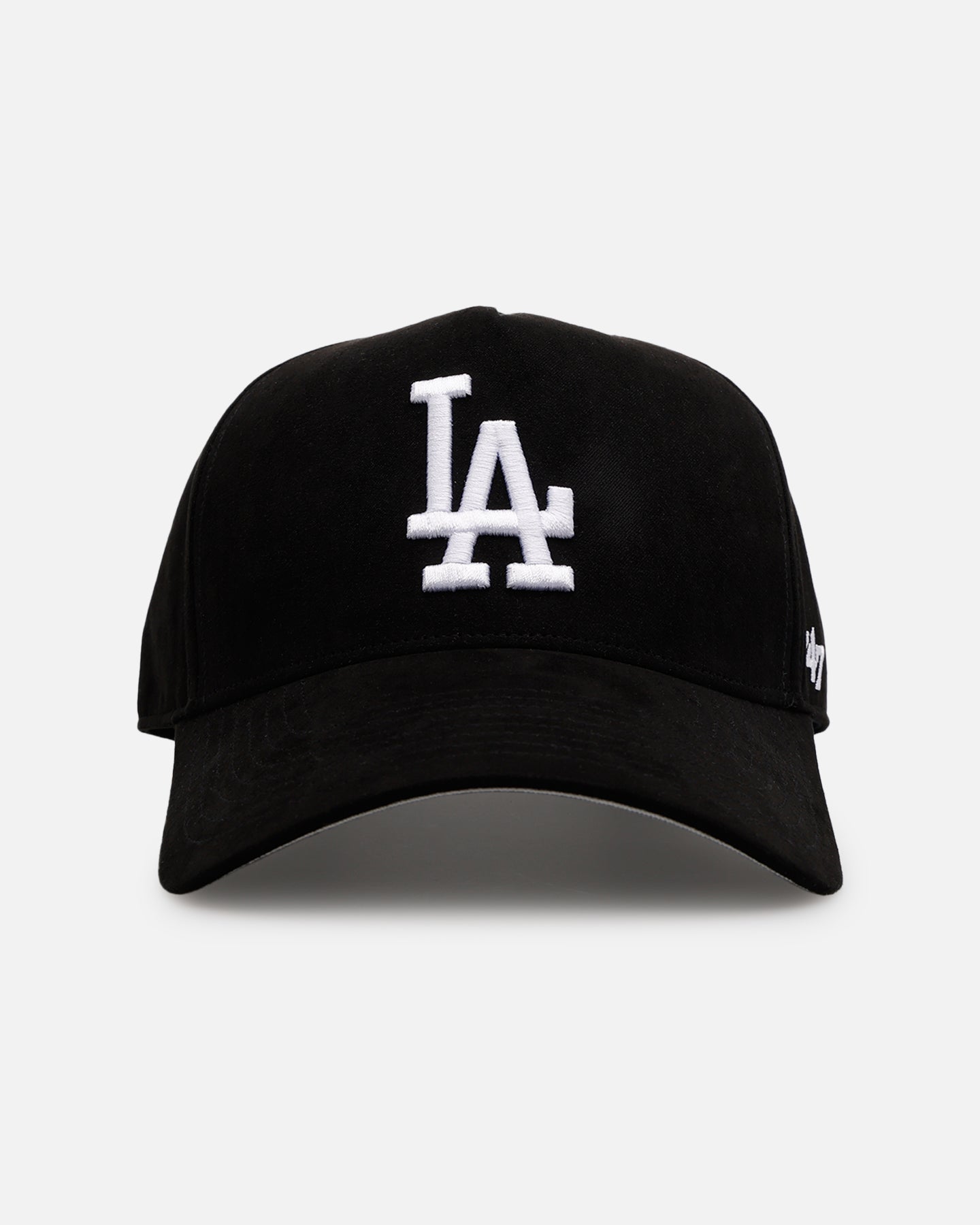 47 Brand Los Angeles Dodgers 'Ultrasuede' 47 MVP Adjustable Strapback Snapback Hat - Black/White Baseball Cap for Men & Women - Perfect for Games, Sports & Casual Wear