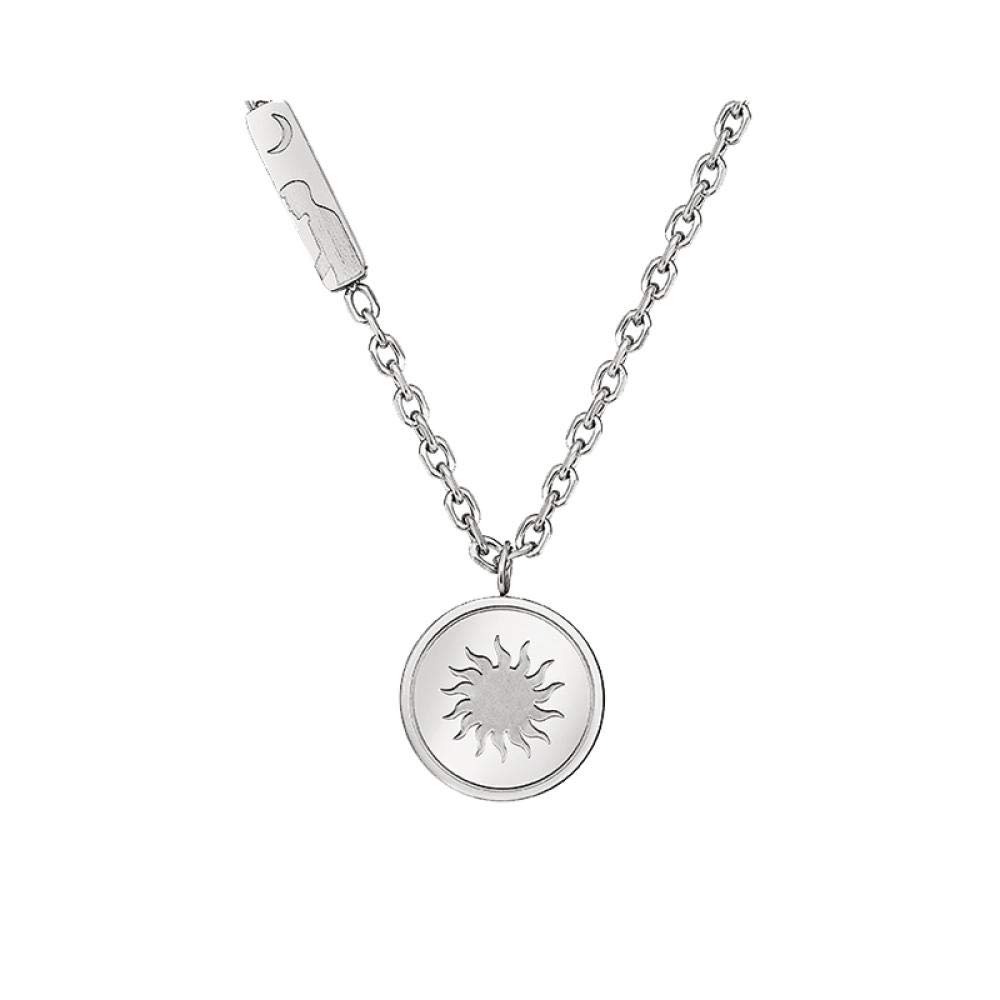 Handmade Stainless Steel Couple Necklaces for Men & Women - Personalized Matching Love Pendant with Magnetic Clasp - Perfect for Anniversaries, Valentine's Day & Romantic Gifts