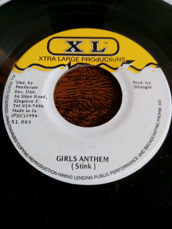 Alley Cat / Rude Bwoy Kelly - Hot Gal / Girls Anthem Vinyl 7