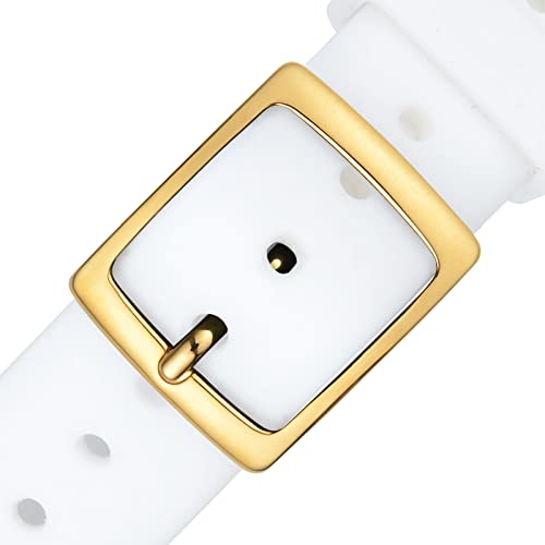 White/Gold Buckle