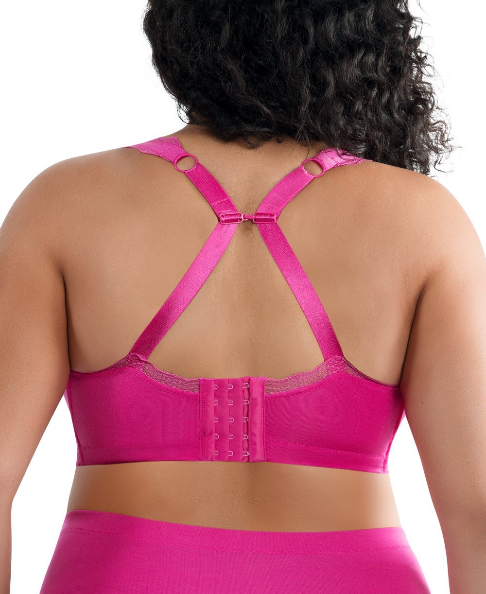 Parfait Dalis Wire Free Bralette - Comfortable Seamless Wireless Bra for Women, Bright Pink | Perfect for Yoga, Lounge & Everyday Wear