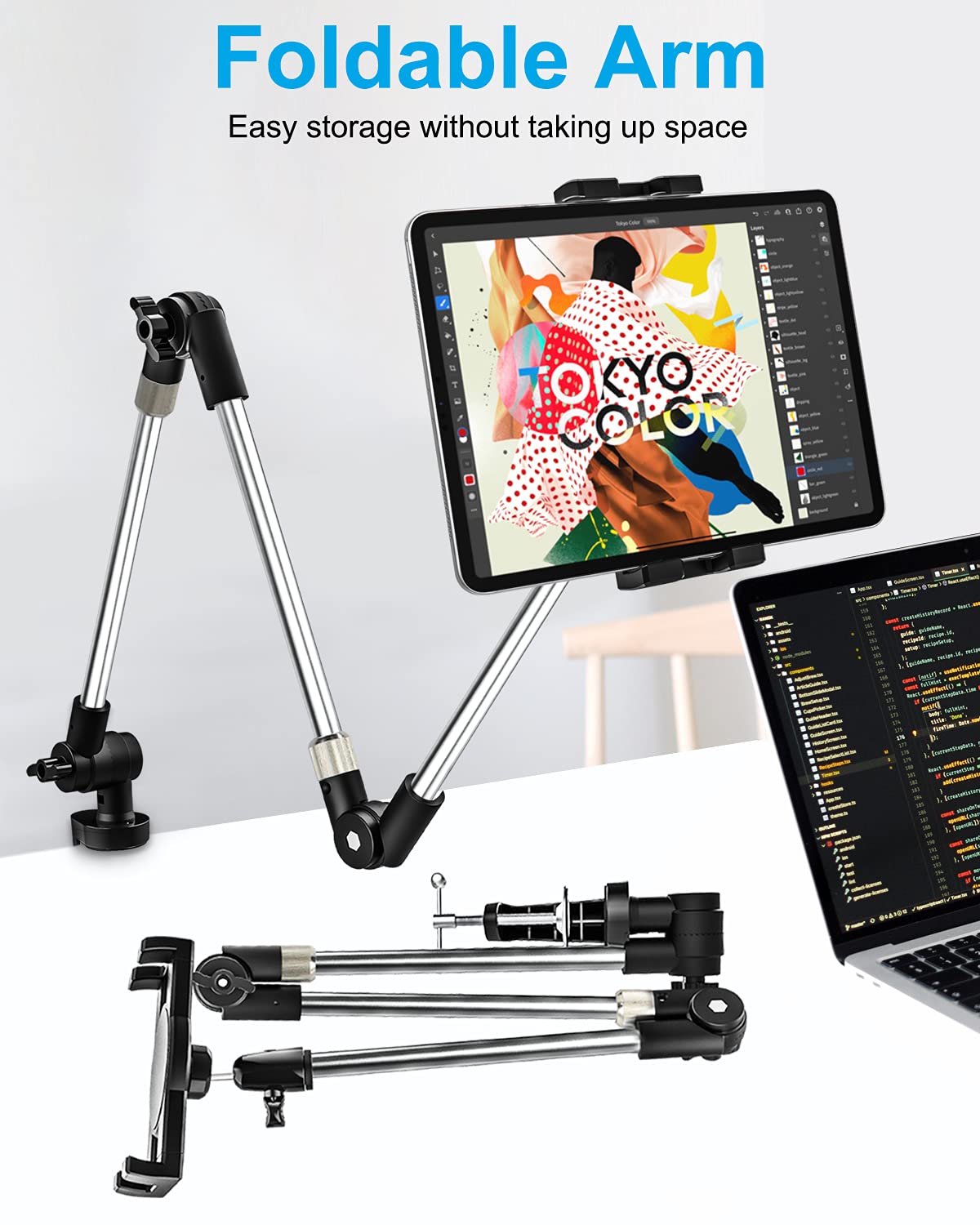 Adjustable Tablet Mount Holder - 35